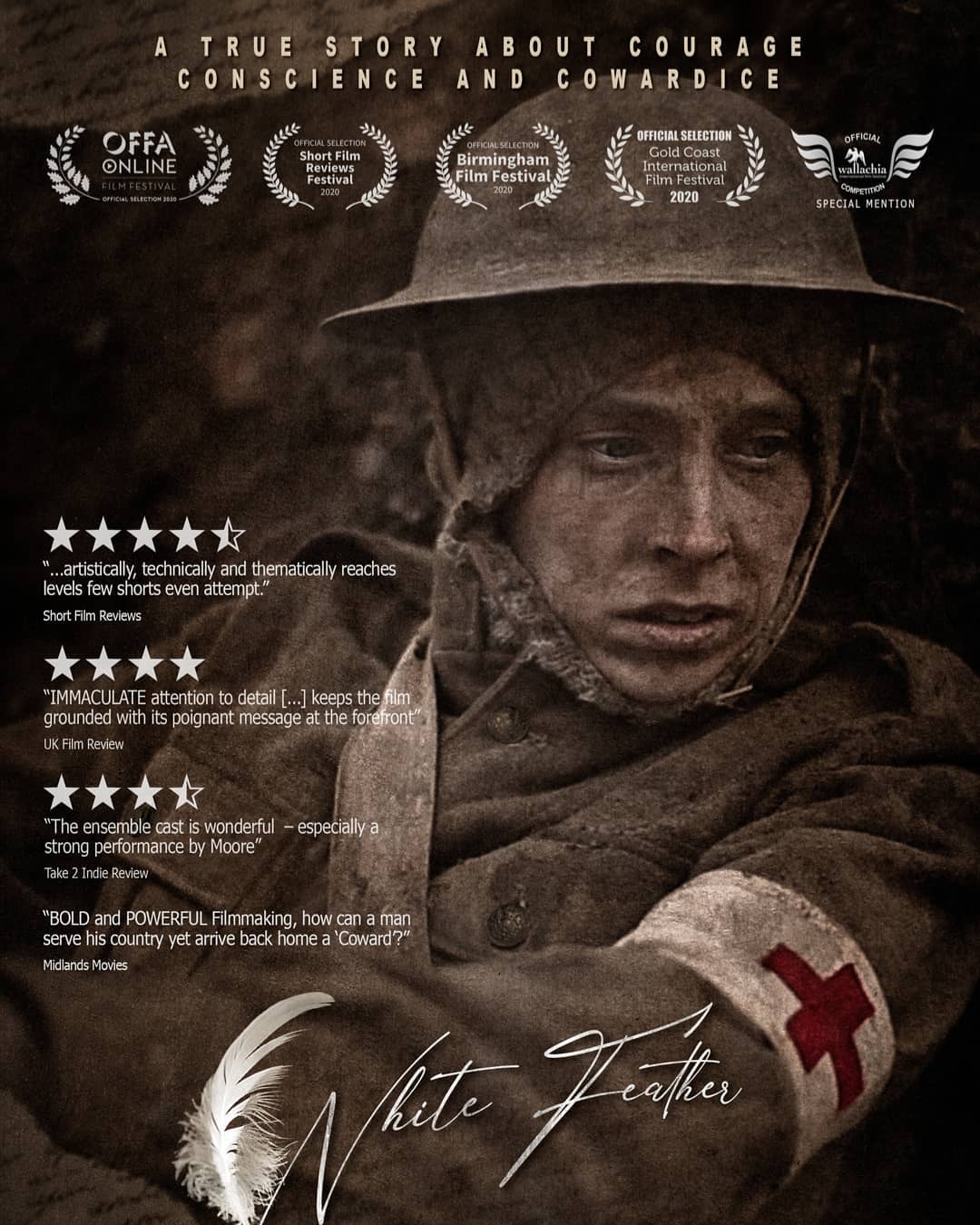 White Feather short film sound editor ad mixer West Midlands